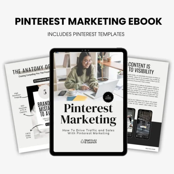 pinterest marketing course ebook: how to drive traffic and sales